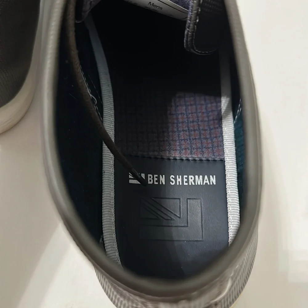 BEN Sherman Men’s Gray Lace Up Formal Casual Chukka Ankle Boots Shoes Size 12